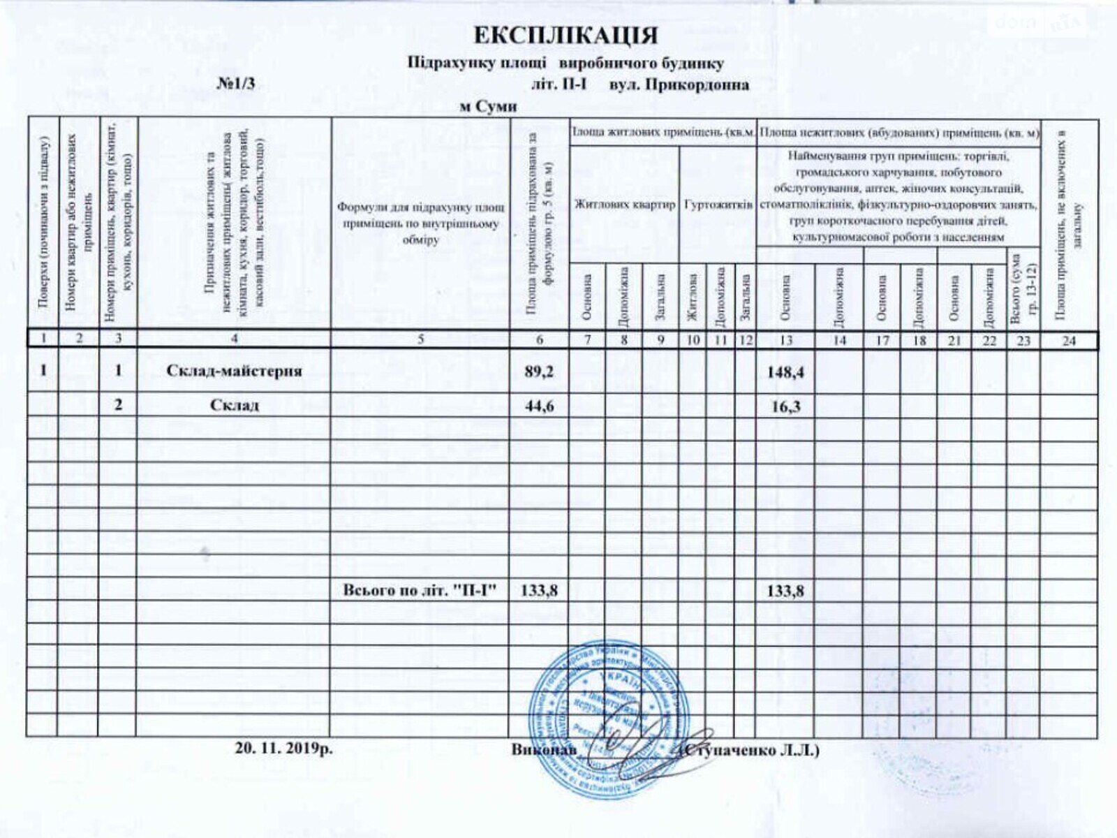 Коммерческое помещение в Сумах, продажа по б Прикордонна 1/3, район Заречный, цена: 45 000 долларов за объект фото 1