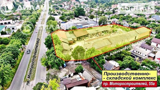 Складское помещение в Запорожье, продажа по Моторостроителей проспект 55а, район 1-й Шевченковский, цена: договорная за объект фото 1 Складское помещение в Запорожье, продажа по Моторостроителей проспект 55а, район 1-й Шевченковский, цена: договорная за объект фото 1