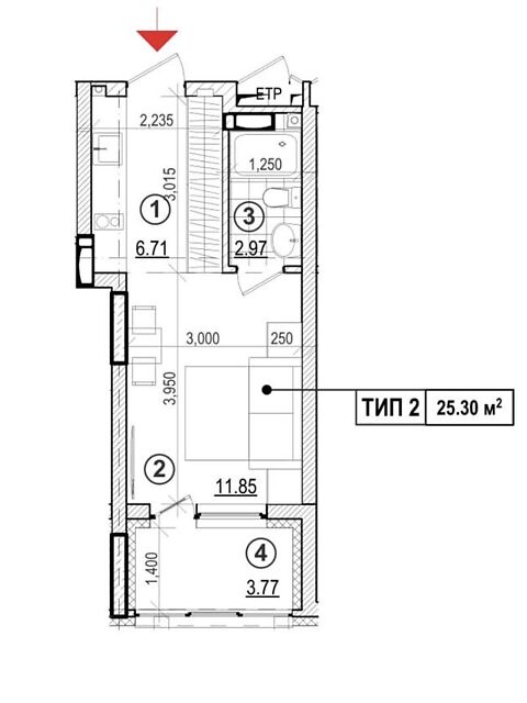 Комерційна нерухомість за адресою вул. Глибочицька (площа 24,8 м²) - Atlanta.ua - фото 3