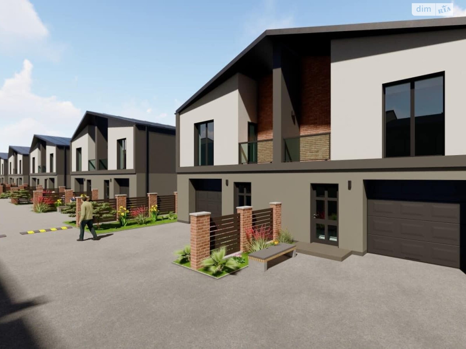 чотириповерховий таунхаус, 135 кв. м, цегла. Продаж у Байківці фото 1 чотириповерховий таунхаус, 135 кв. м, цегла. Продаж у Байківці фото 1