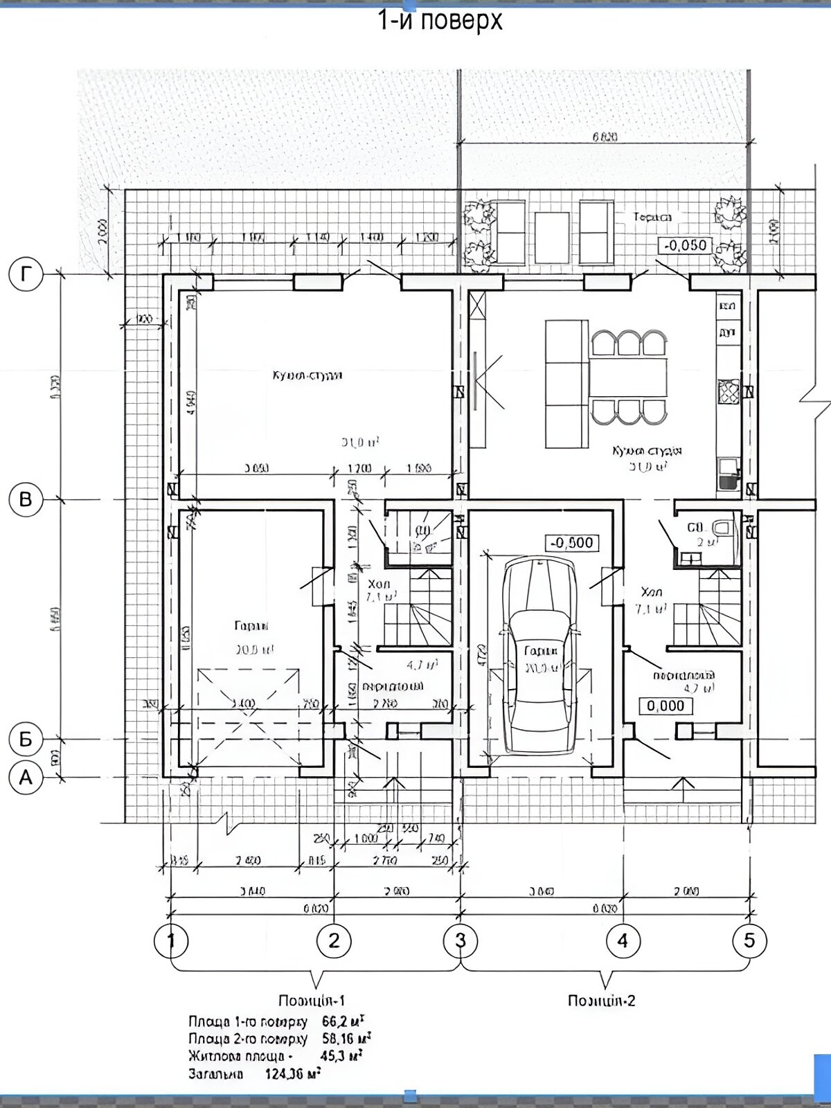 двухэтажный таунхаус, 126 кв. м, кирпич. Продажа в Байковцах фото 1