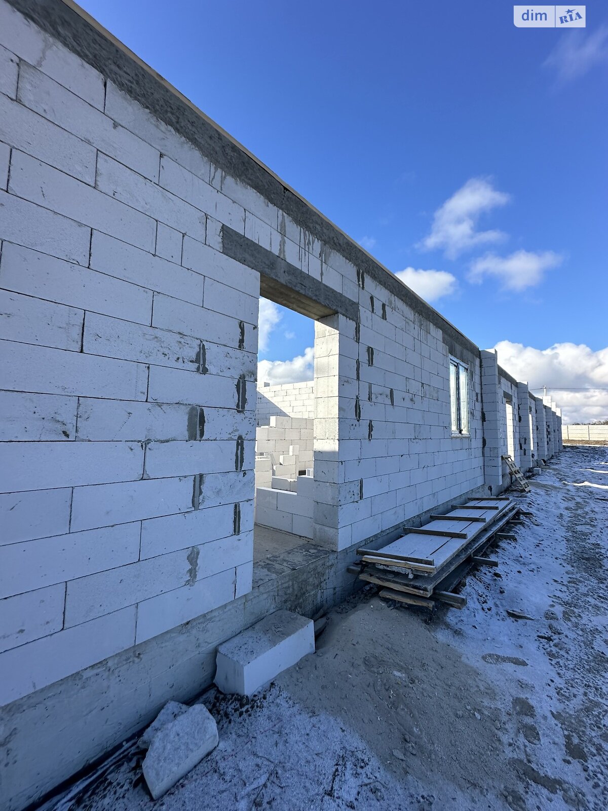 одноэтажный таунхаус, 34.02 кв. м, газобетон. Продажа в Белой Церкви фото 1 одноэтажный таунхаус, 34.02 кв. м, газобетон. Продажа в Белой Церкви фото 1