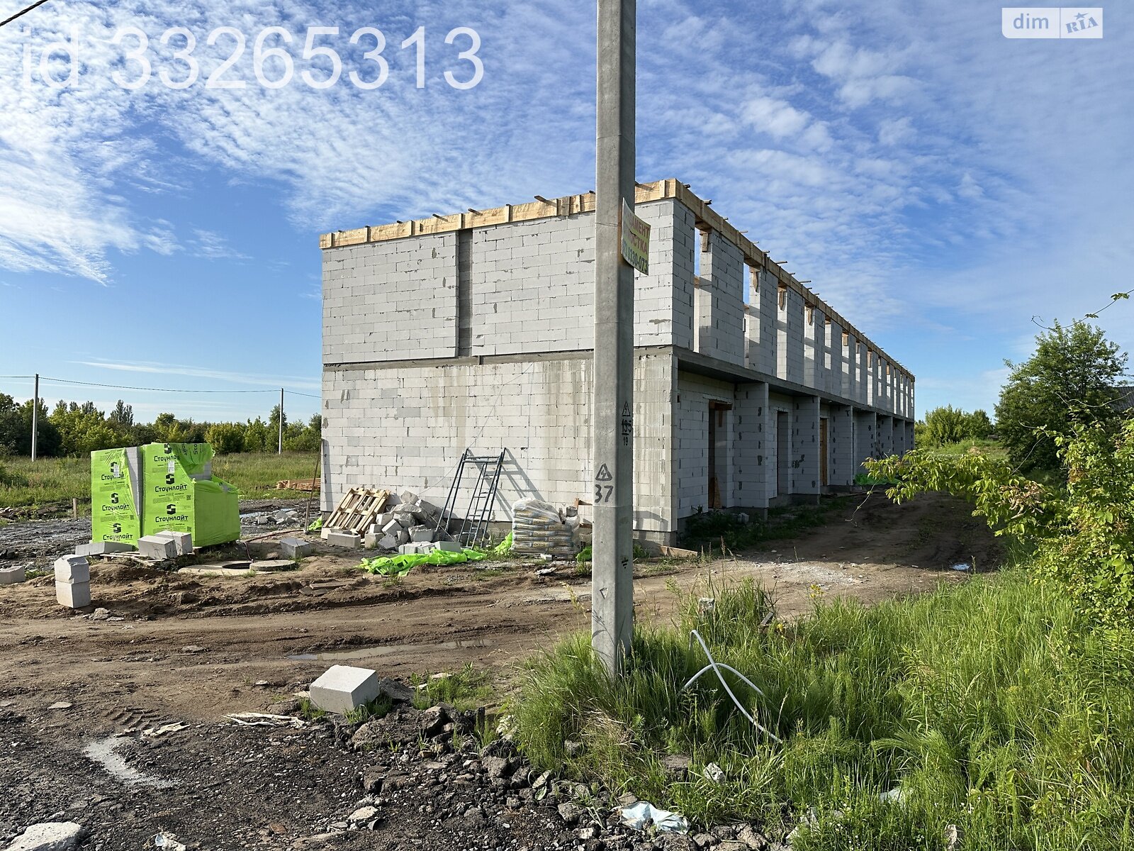 двухэтажный таунхаус, 75 кв. м, газобетон. Продажа в Белогородке фото 1 двухэтажный таунхаус, 75 кв. м, газобетон. Продажа в Белогородке фото 1