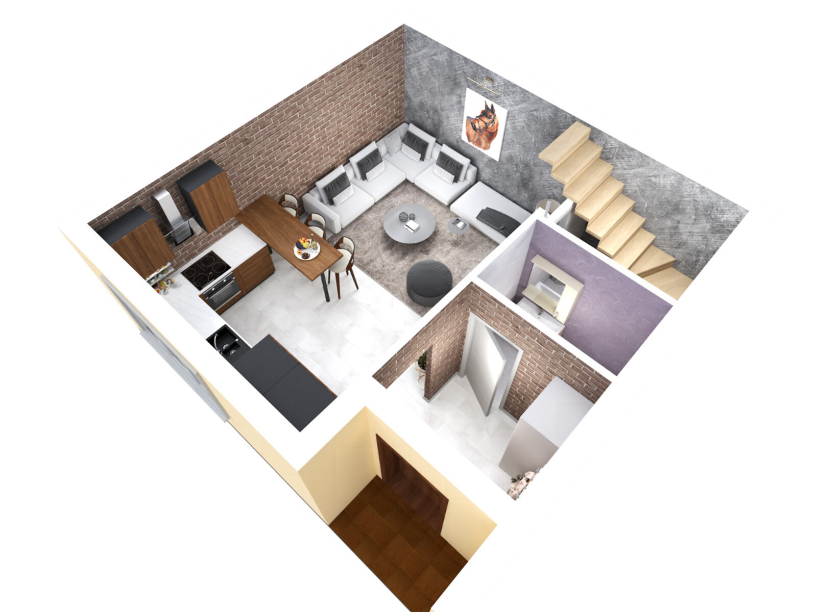 двухэтажный таунхаус, 80 кв. м, пенобетон. Продажа в Борисполе район Борисполь фото 1