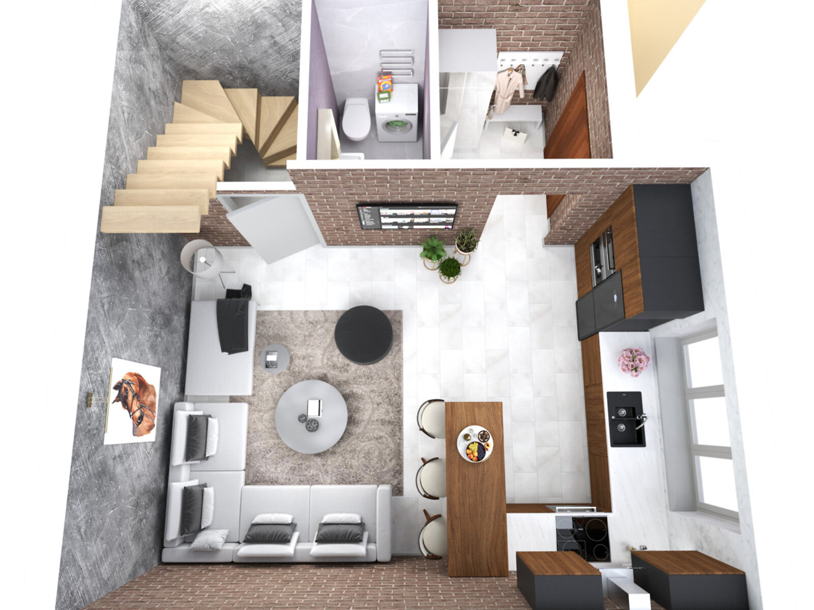 двухэтажный таунхаус, 80 кв. м, пенобетон. Продажа в Борисполе район Борисполь фото 1