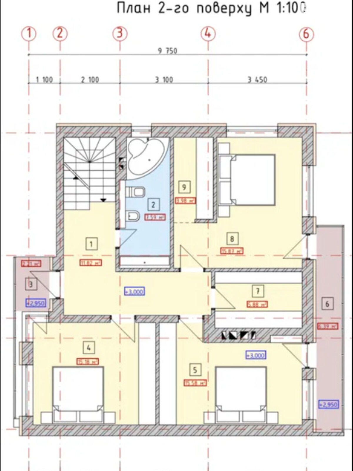 двухэтажный таунхаус, 145 кв. м, кирпич. Продажа в Брюховичах фото 1