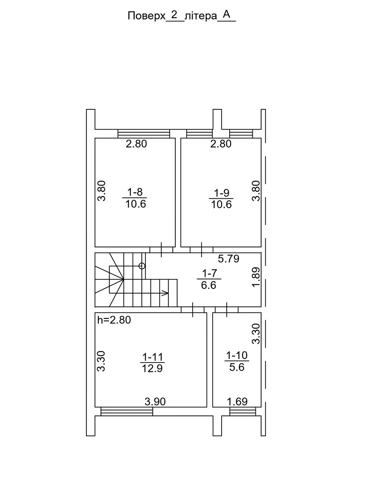 двухэтажный таунхаус, 97.5 кв. м, кирпич. Продажа в Буче район Буча фото 1