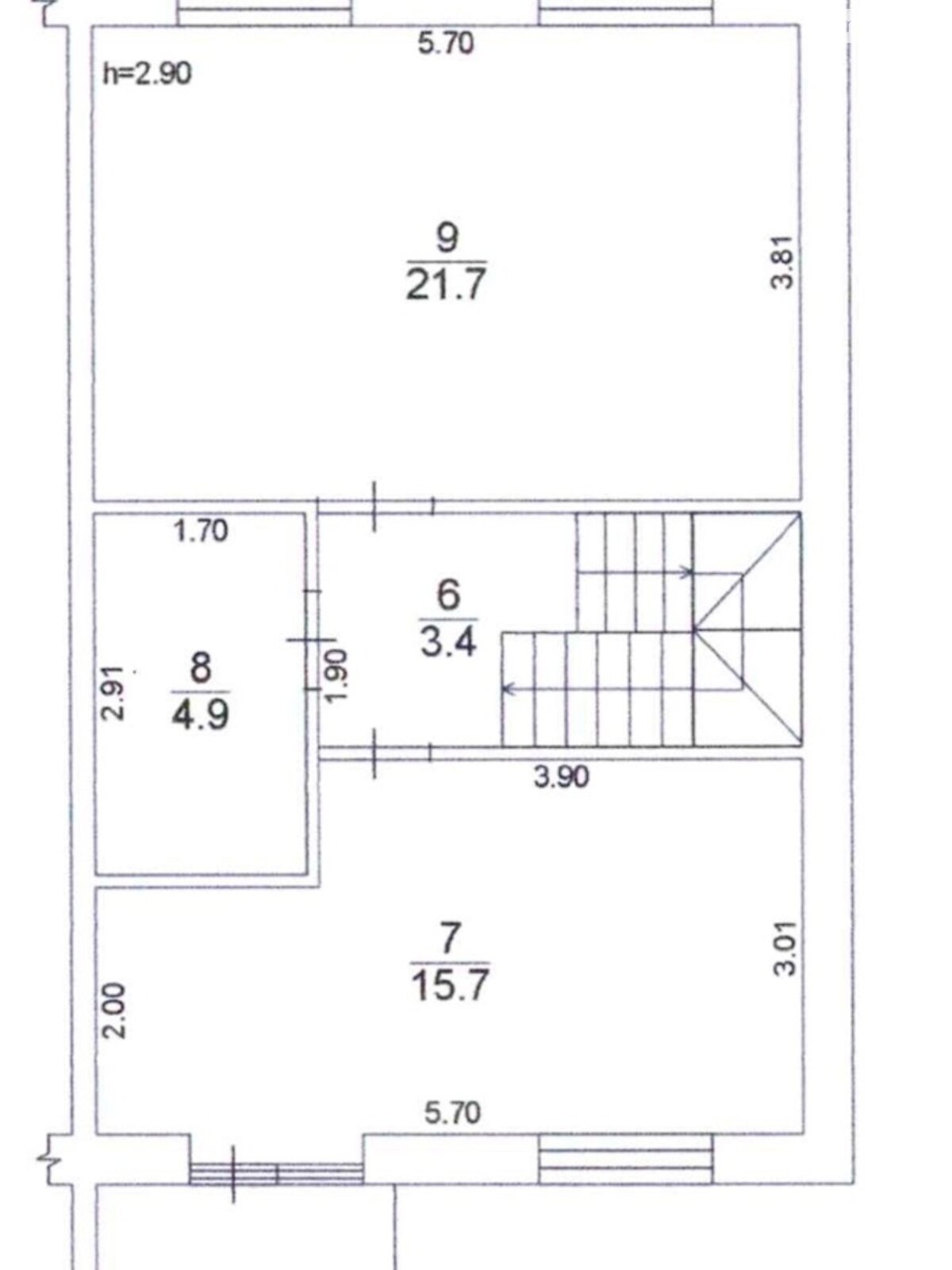 двоповерховий таунхаус, 96 кв. м, газобетон. Продаж в Бучі, район Буча фото 1