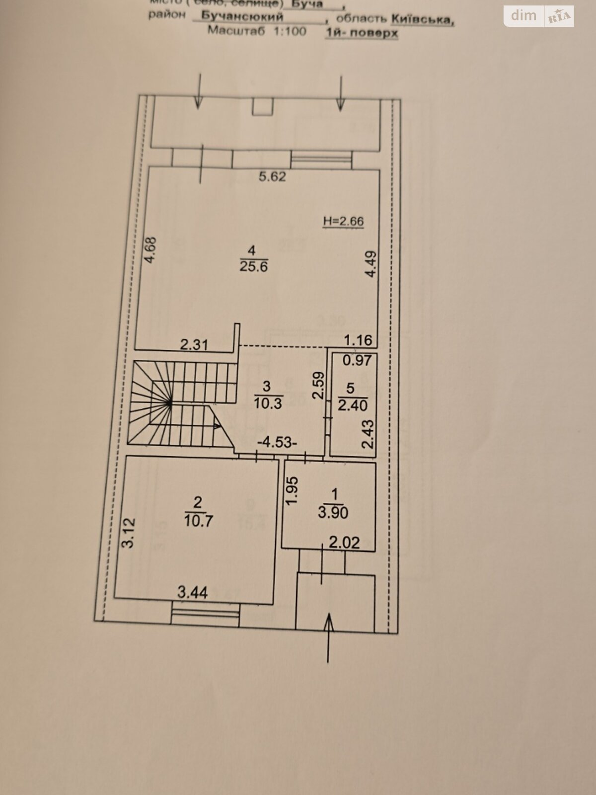 двоповерховий таунхаус, 109.6 кв. м, цегла. Продаж в Бучі, район Буча фото 1