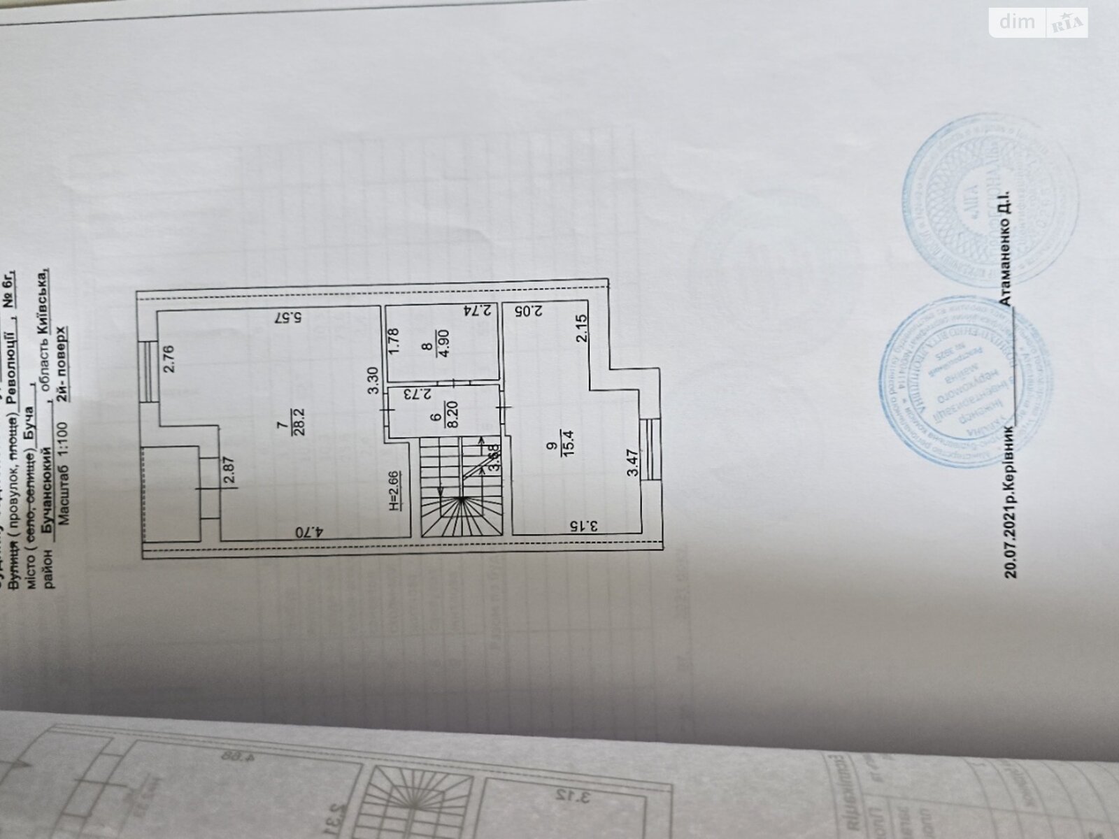 двоповерховий таунхаус, 109.6 кв. м, цегла. Продаж в Бучі, район Буча фото 1