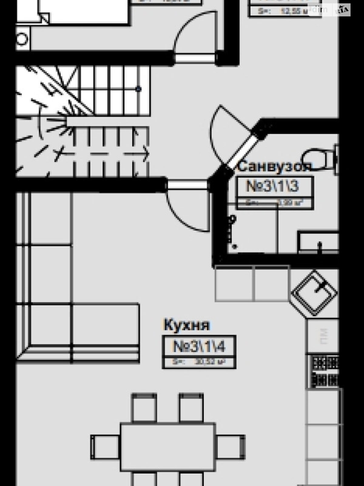 двухэтажный таунхаус, 119 кв. м, газобетон. Продажа в Буче фото 1