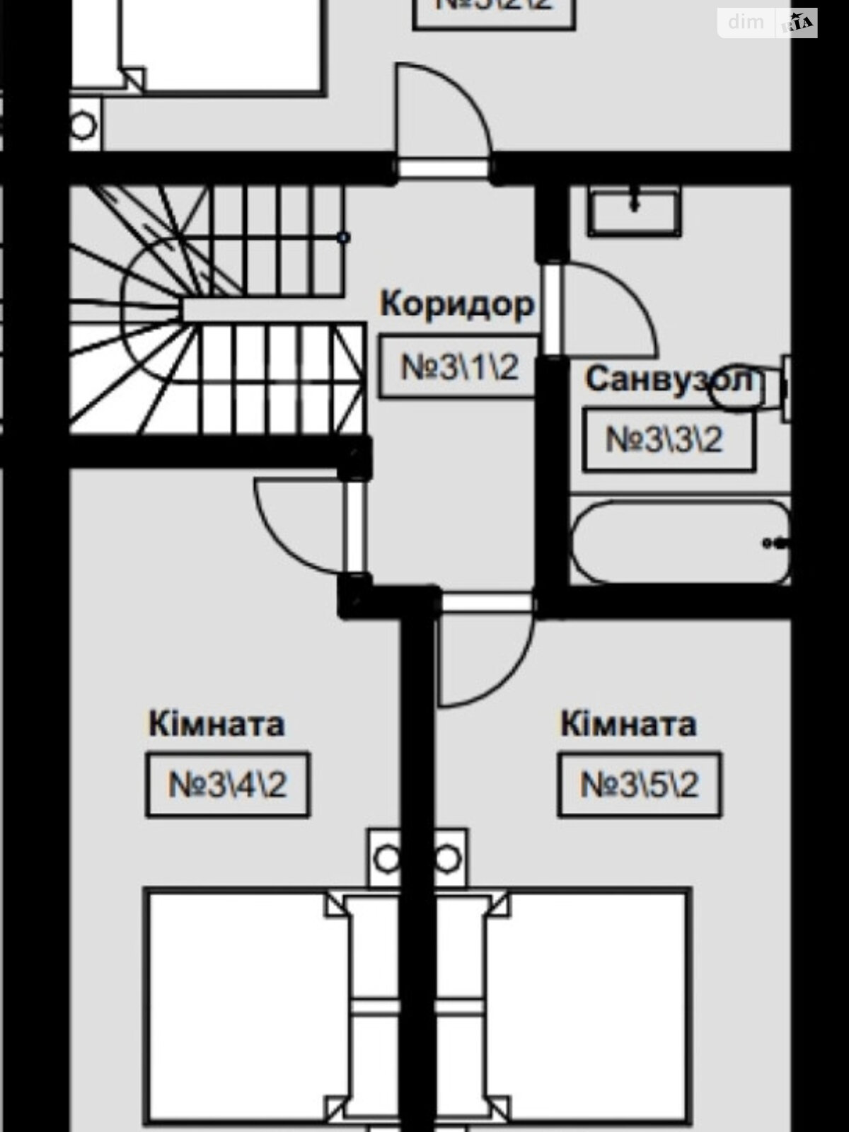 двухэтажный таунхаус, 119 кв. м, газобетон. Продажа в Буче фото 1