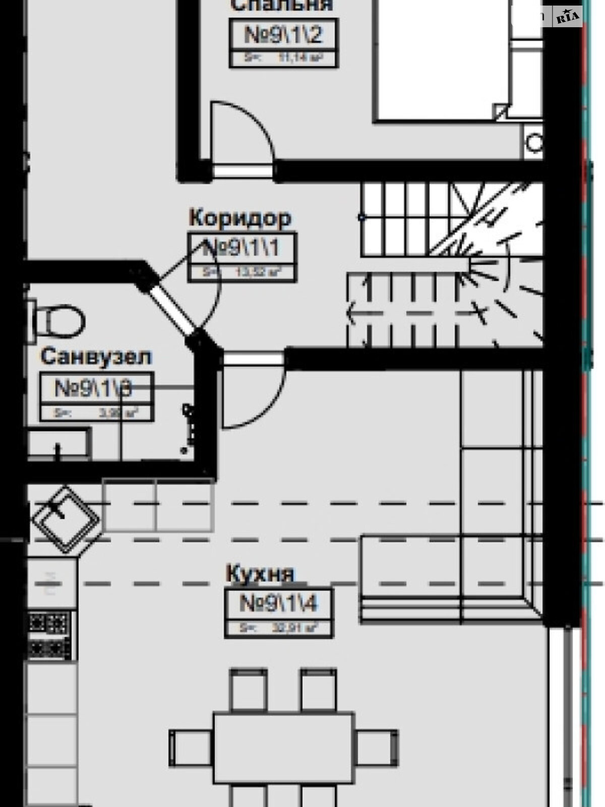 двухэтажный таунхаус, 130 кв. м, газобетон. Продажа в Буче фото 1