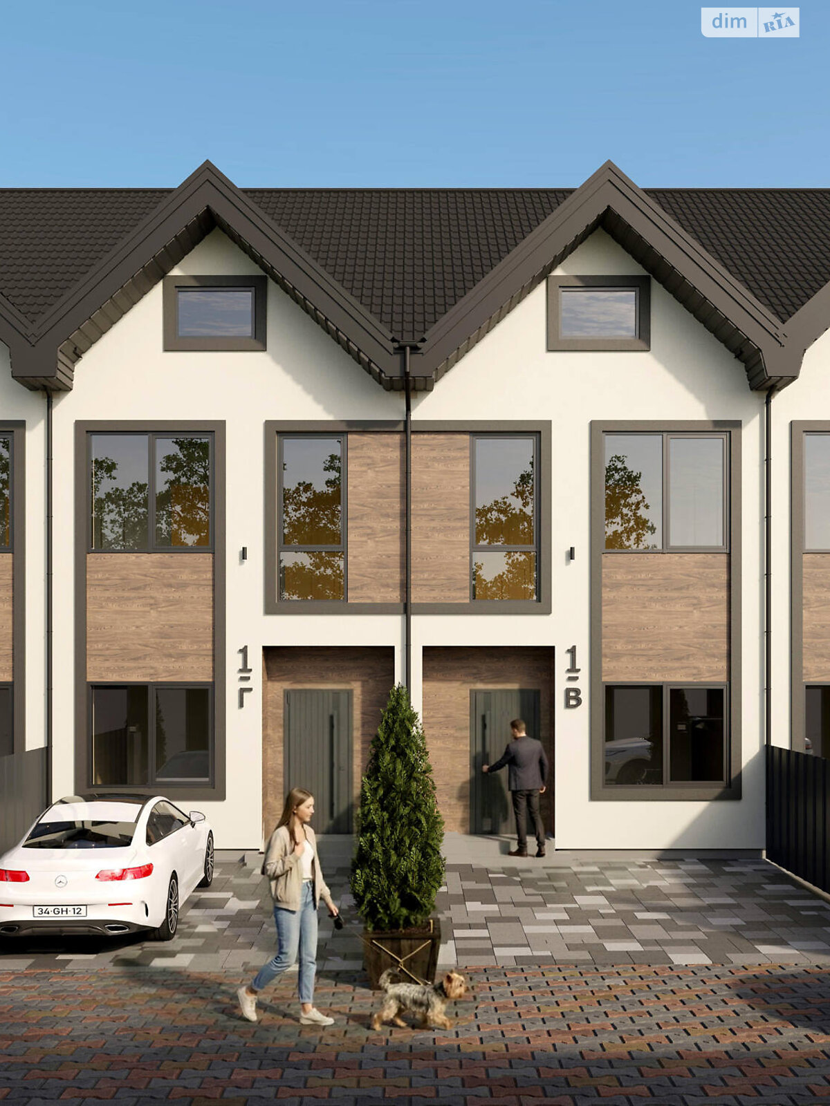 двоповерховий таунхаус, 127 кв. м, керамический блок. Продаж у Бучі фото 1