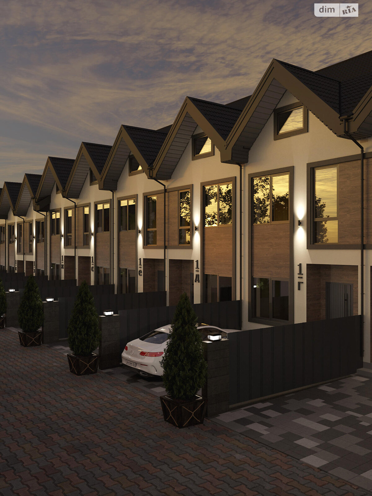 двоповерховий таунхаус, 110.3 кв. м, керамический блок. Продаж у Бучі фото 1