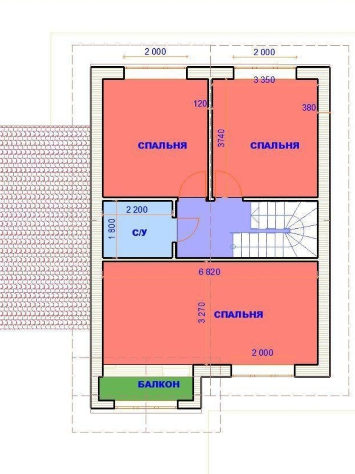 четырехэтажный таунхаус, 120 кв. м, кирпич. Продажа в Чагоре фото 1