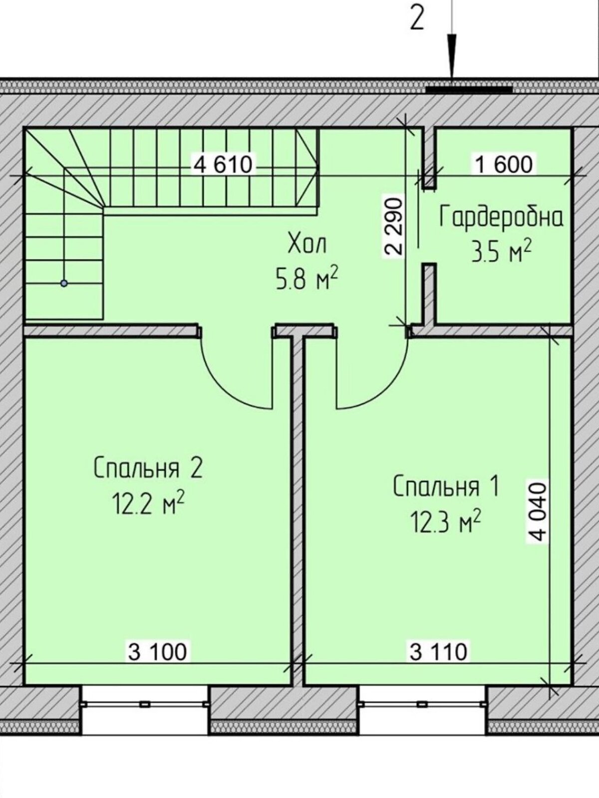 двоповерховий таунхаус, 80 кв. м, цегла. Продаж у Гаях-Гречинських фото 1 двоповерховий таунхаус, 80 кв. м, цегла. Продаж у Гаях-Гречинських фото 1