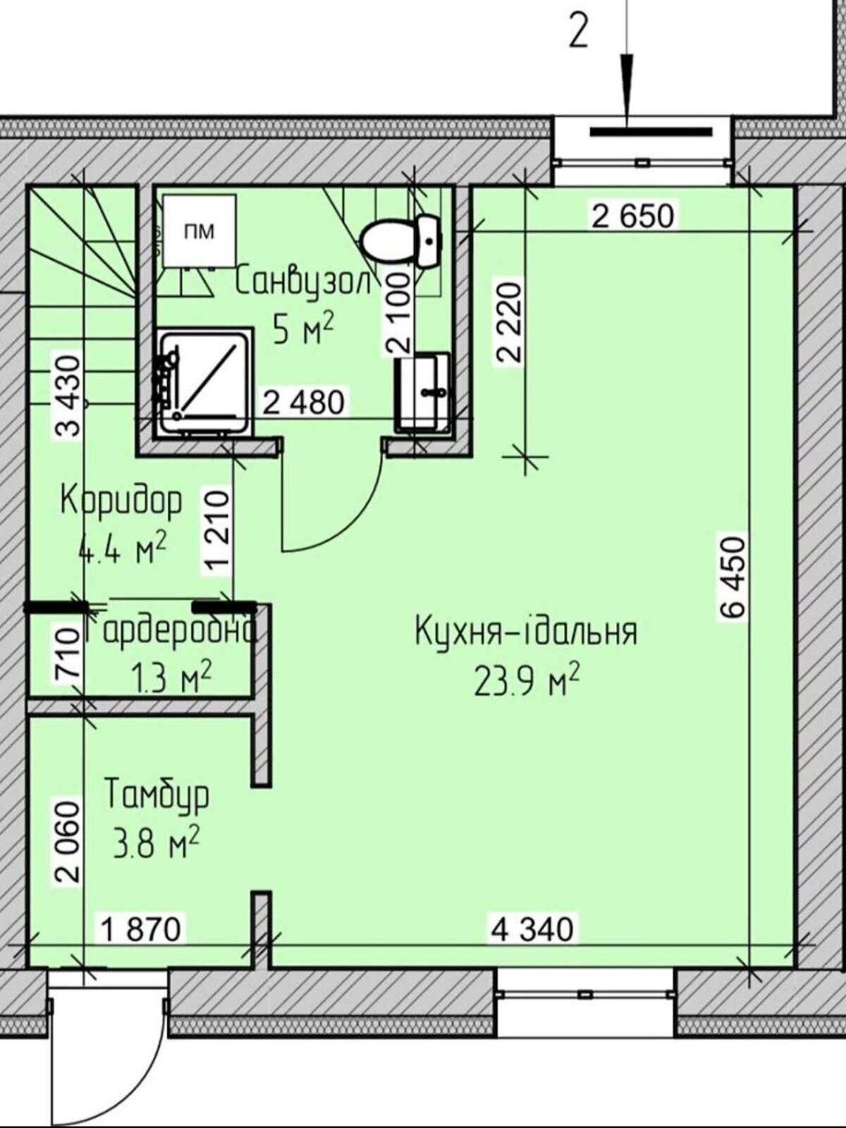 двоповерховий таунхаус, 80 кв. м, цегла. Продаж у Гаях-Гречинських фото 1 двоповерховий таунхаус, 80 кв. м, цегла. Продаж у Гаях-Гречинських фото 1