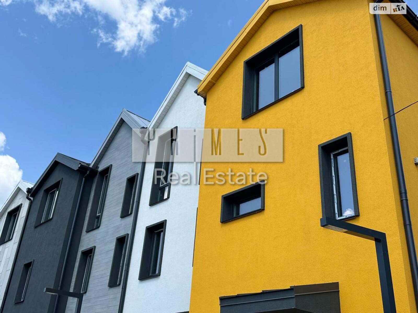 триповерховий таунхаус, 87 кв. м, газобетон. Продаж у Гатне фото 1