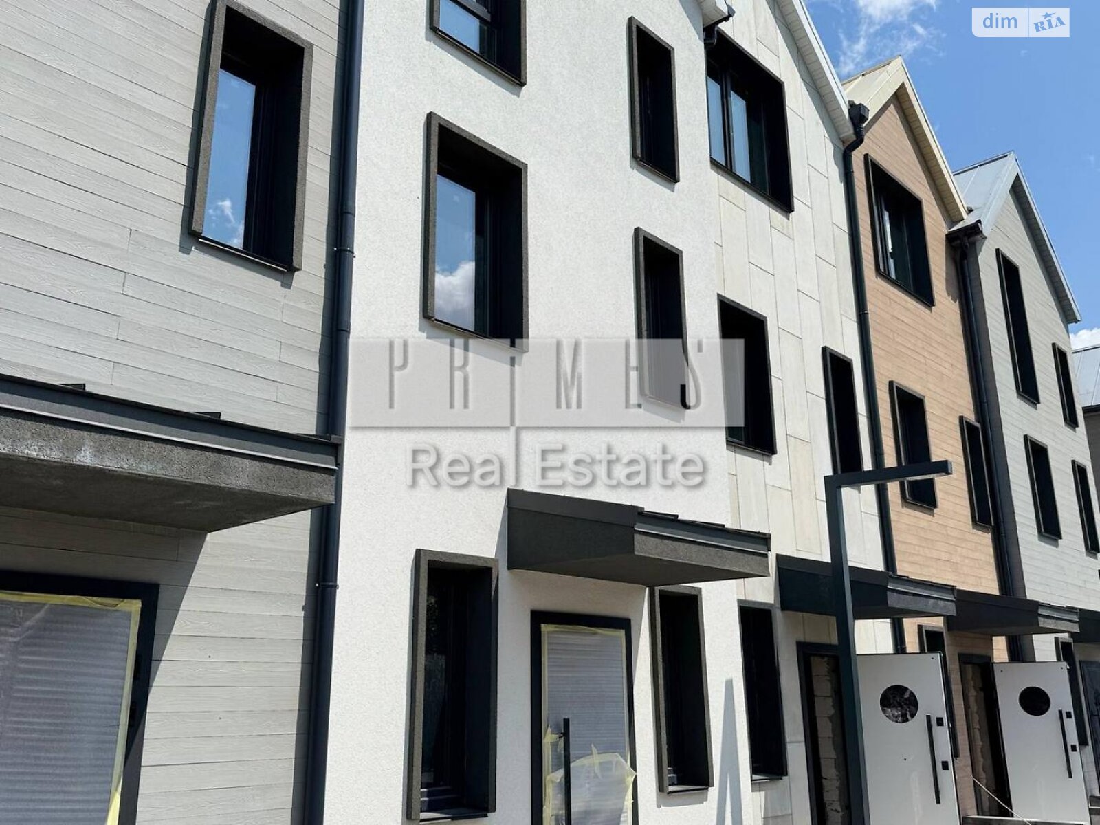 триповерховий таунхаус, 87 кв. м, газобетон. Продаж у Гатне фото 1