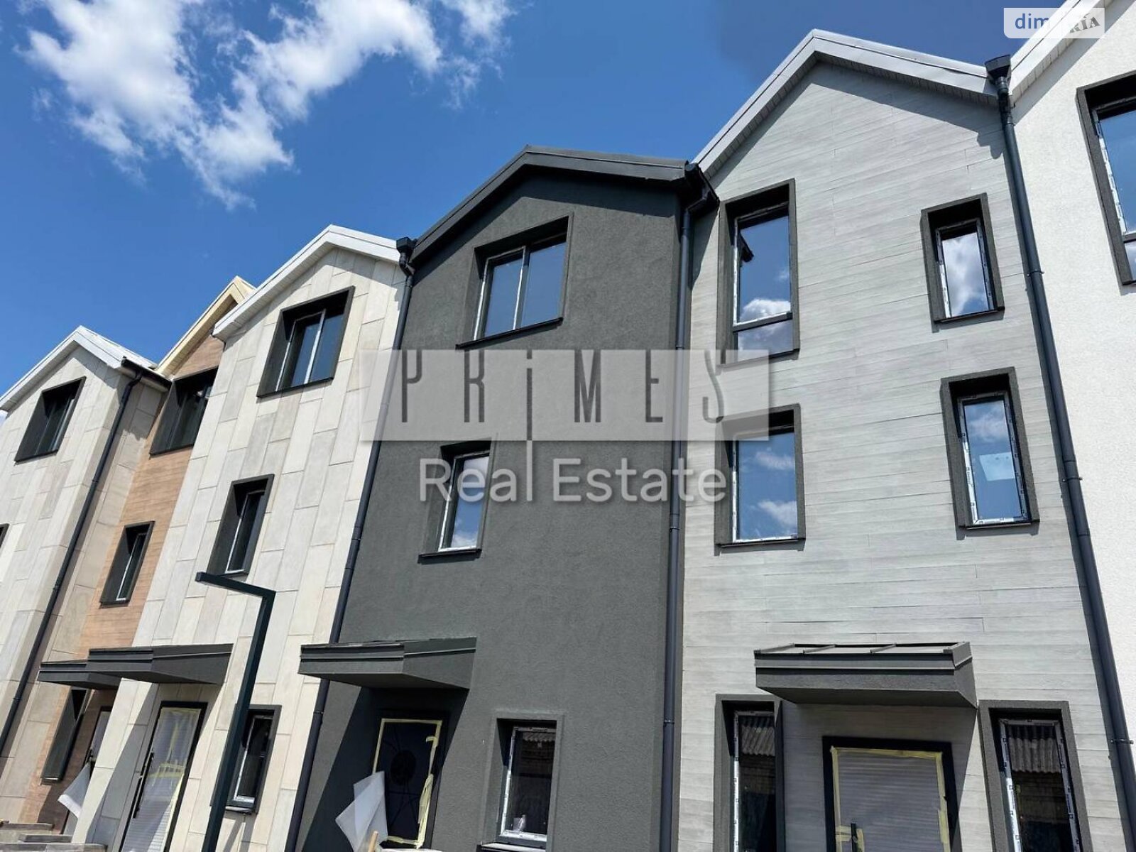 триповерховий таунхаус, 87 кв. м, газобетон. Продаж у Гатне фото 1