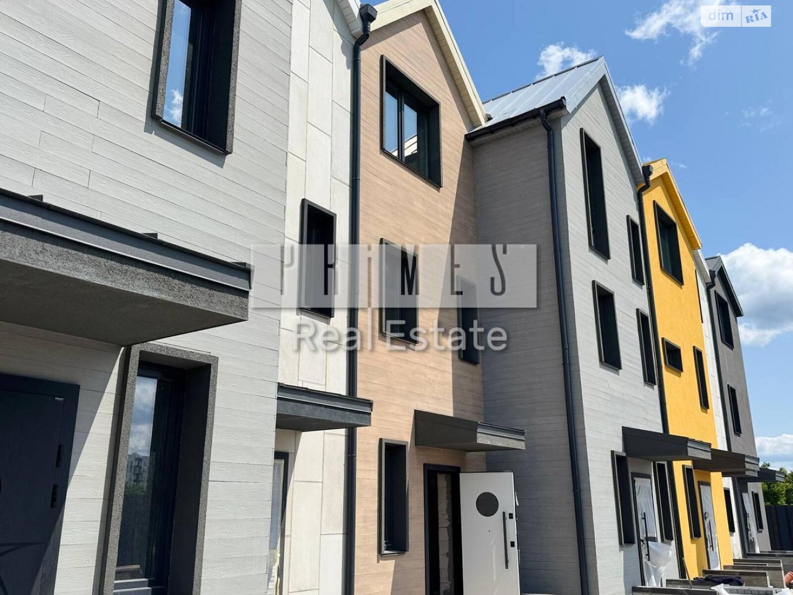 триповерховий таунхаус, 87 кв. м, газобетон. Продаж у Гатне фото 1