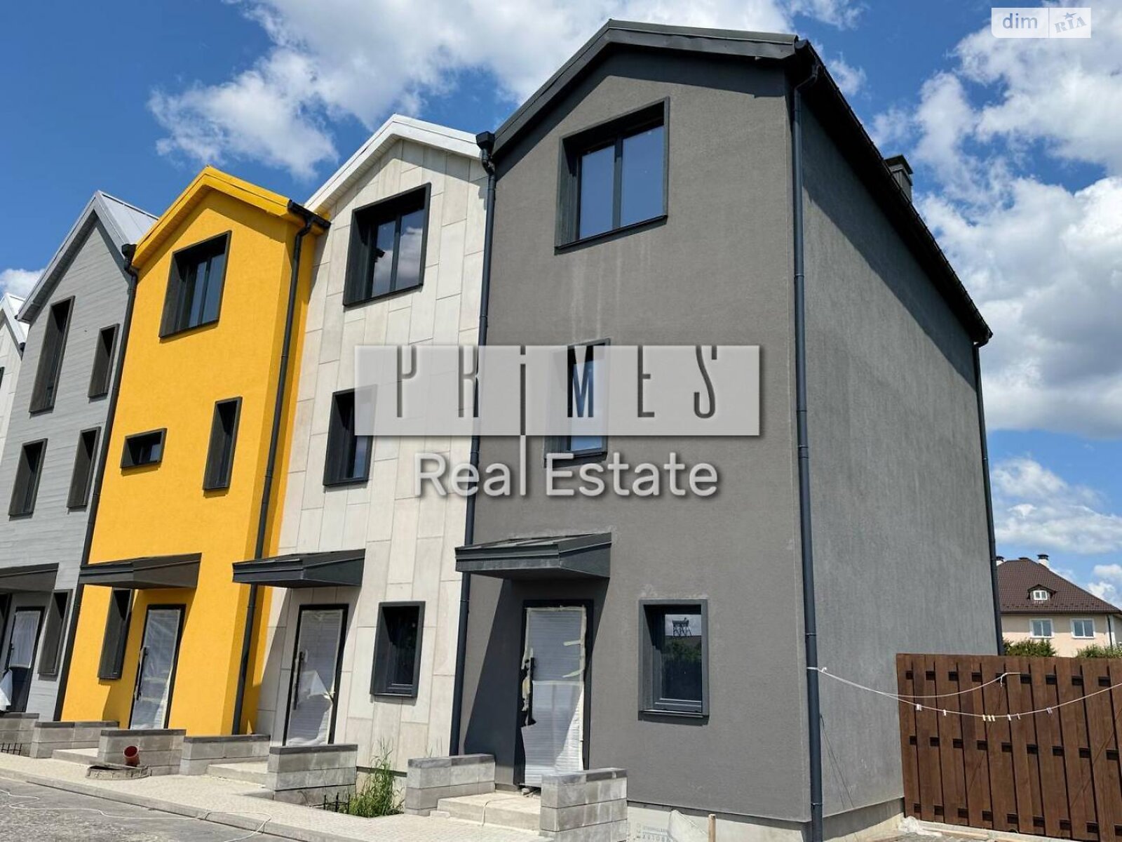 триповерховий таунхаус, 93 кв. м, газобетон. Продаж у Гатне фото 1