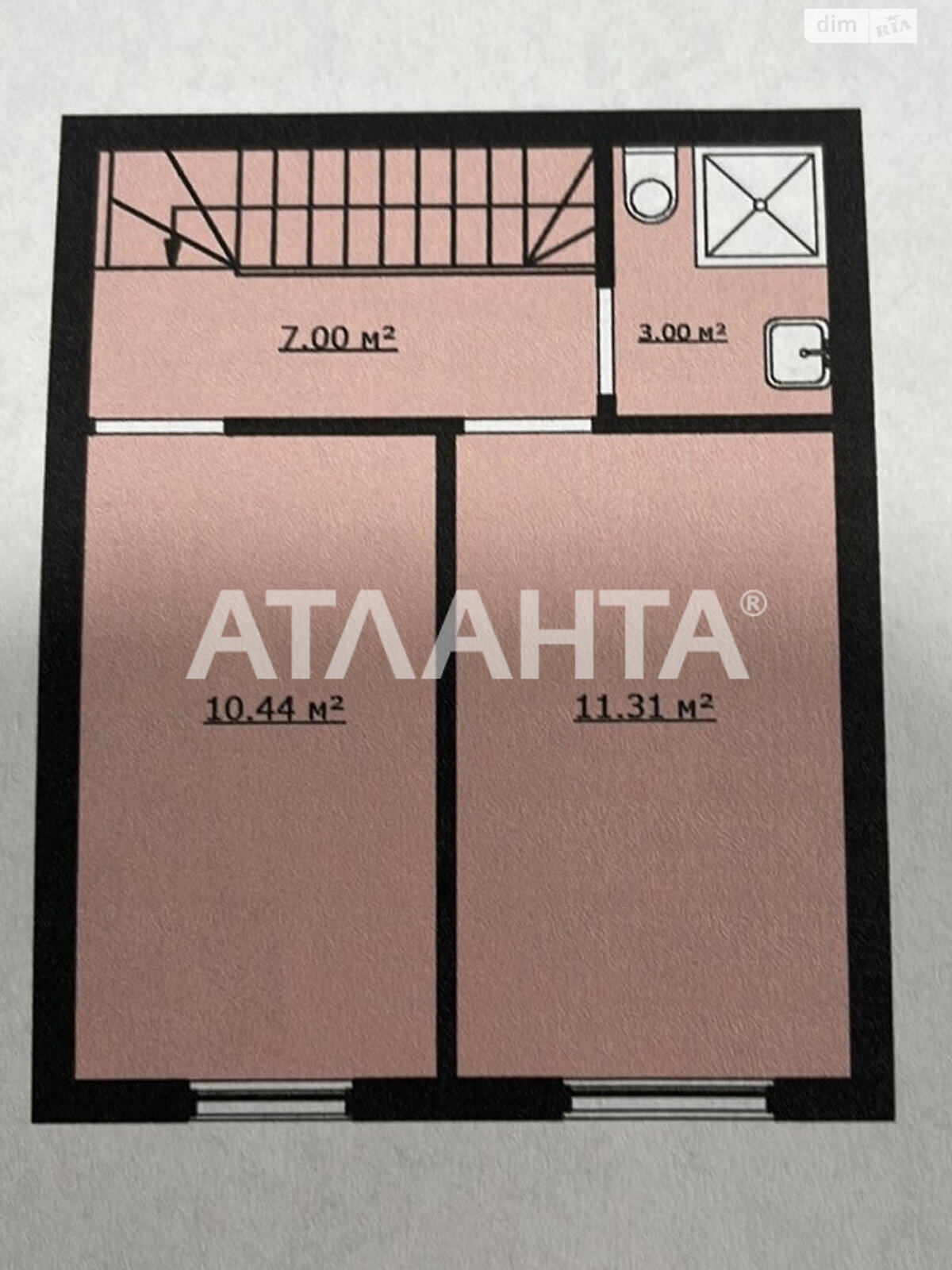 двухэтажный таунхаус, 61 кв. м, газобетон. Продажа в Гатном фото 1