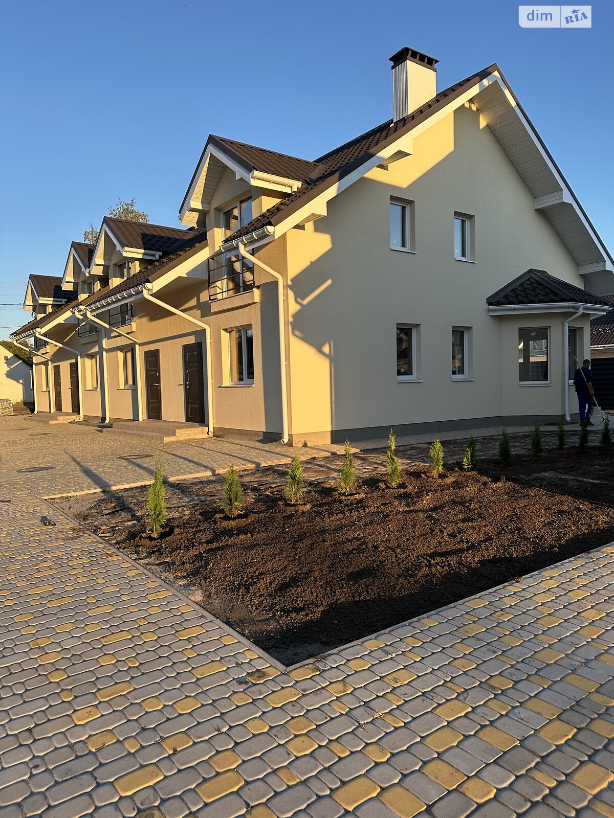 двоповерховий таунхаус, 110 кв. м, газобетон. Продаж у Гнідині фото 1 двоповерховий таунхаус, 110 кв. м, газобетон. Продаж у Гнідині фото 1