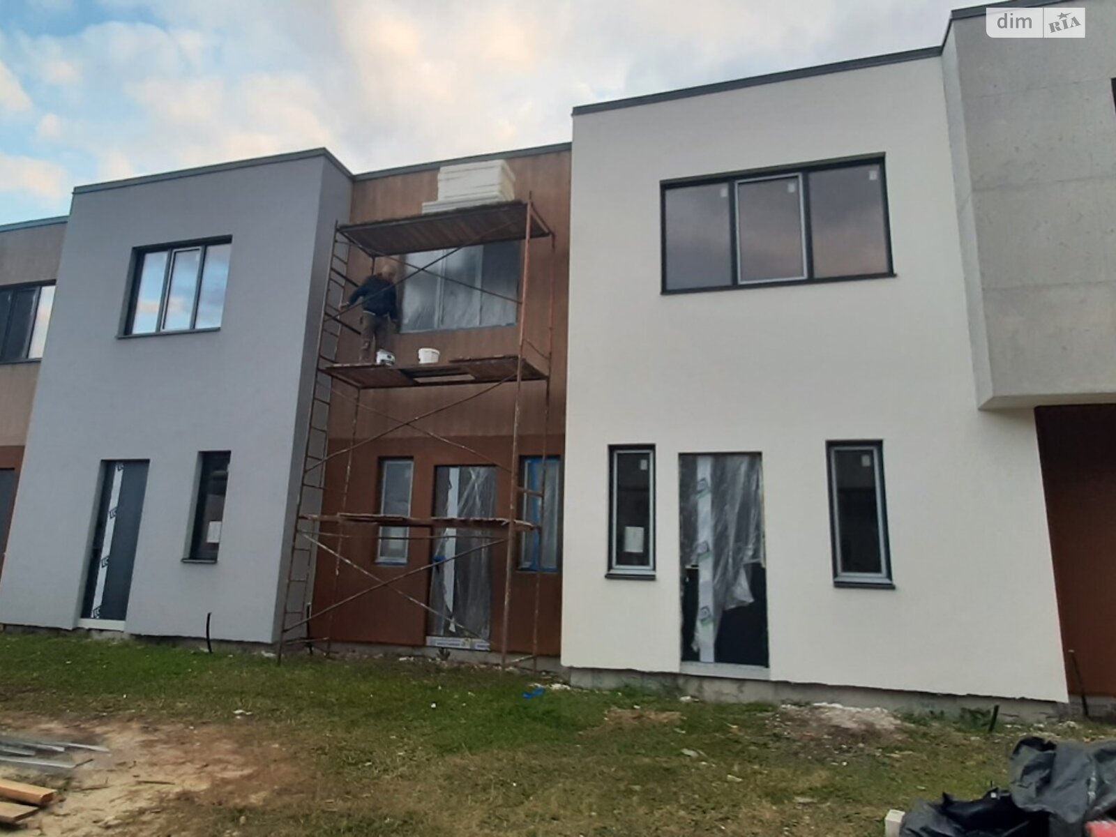 двухэтажный таунхаус, 78.4 кв. м, газобетон. Продажа в Горенке фото 1 двухэтажный таунхаус, 78.4 кв. м, газобетон. Продажа в Горенке фото 1