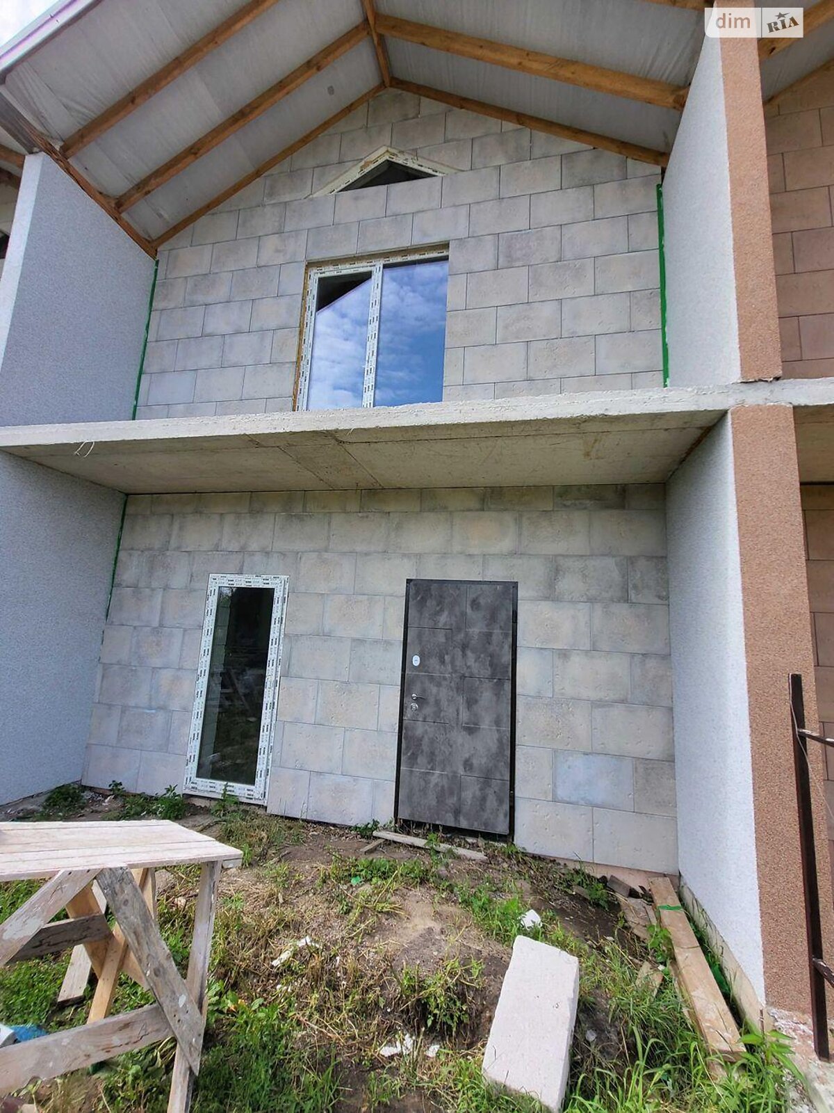 двоповерховий таунхаус, 100 кв. м, газобетон. Продаж у Гостомелі фото 1 двоповерховий таунхаус, 100 кв. м, газобетон. Продаж у Гостомелі фото 1