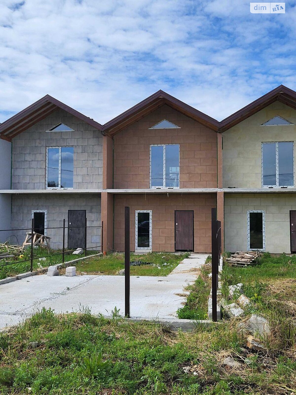 двоповерховий таунхаус, 100 кв. м, газобетон. Продаж у Гостомелі фото 1 двоповерховий таунхаус, 100 кв. м, газобетон. Продаж у Гостомелі фото 1