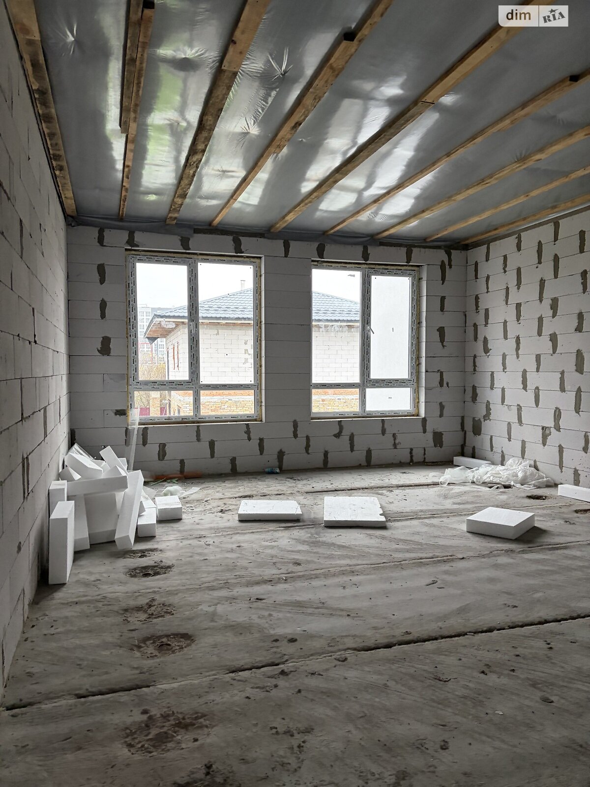 двухэтажный таунхаус, 90 кв. м, пеноблок. Продажа в Гостомеле фото 1 двухэтажный таунхаус, 90 кв. м, пеноблок. Продажа в Гостомеле фото 1