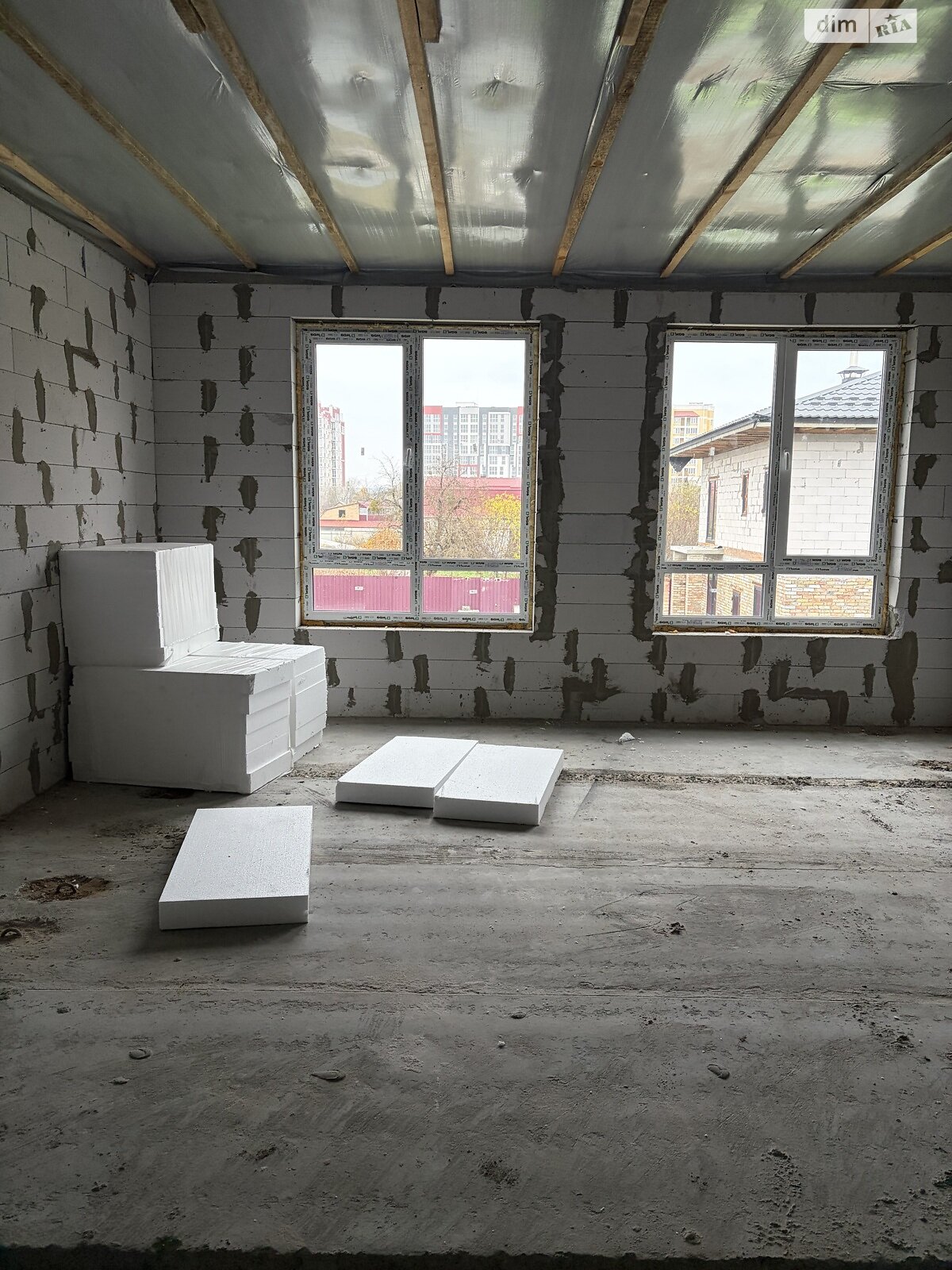 двоповерховий таунхаус, 60 кв. м, газобетон. Продаж у Гостомелі фото 1 двоповерховий таунхаус, 60 кв. м, газобетон. Продаж у Гостомелі фото 1