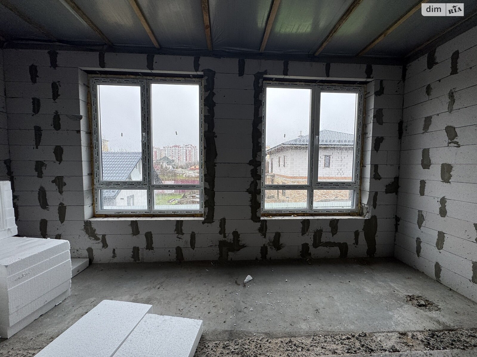 двухэтажный таунхаус, 60 кв. м, пеноблок. Продажа в Гостомеле фото 1 двухэтажный таунхаус, 60 кв. м, пеноблок. Продажа в Гостомеле фото 1