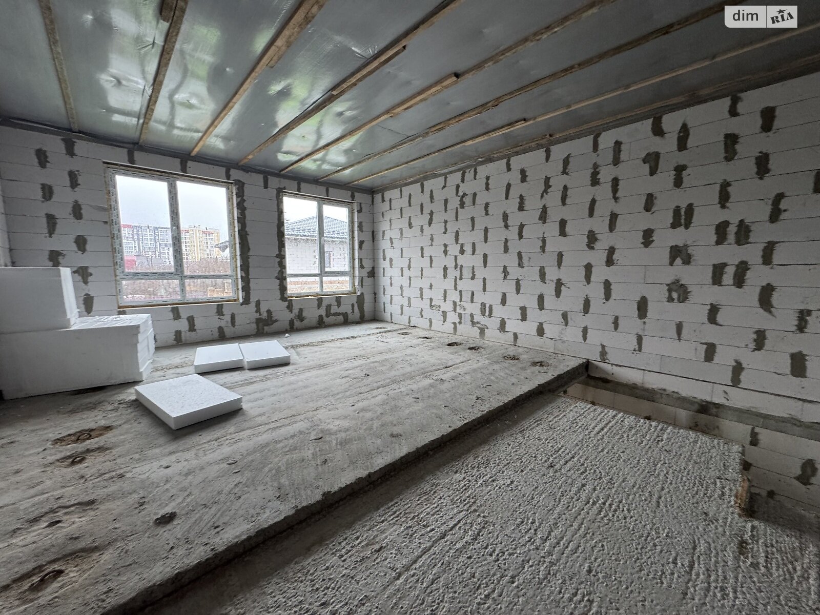 двухэтажный таунхаус, 60 кв. м, пеноблок. Продажа в Гостомеле фото 1 двухэтажный таунхаус, 60 кв. м, пеноблок. Продажа в Гостомеле фото 1