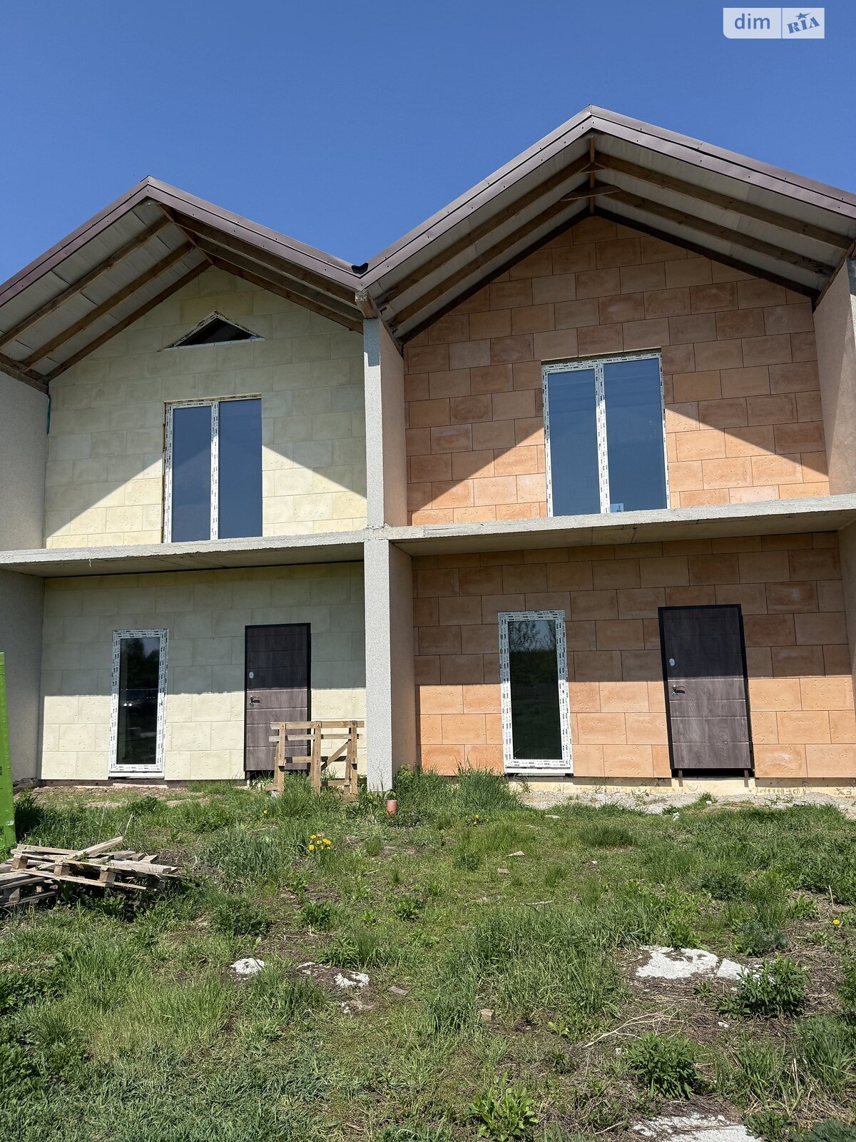 двухэтажный таунхаус, 99.5 кв. м, пеноблок. Продажа в Гостомеле фото 1 двухэтажный таунхаус, 99.5 кв. м, пеноблок. Продажа в Гостомеле фото 1