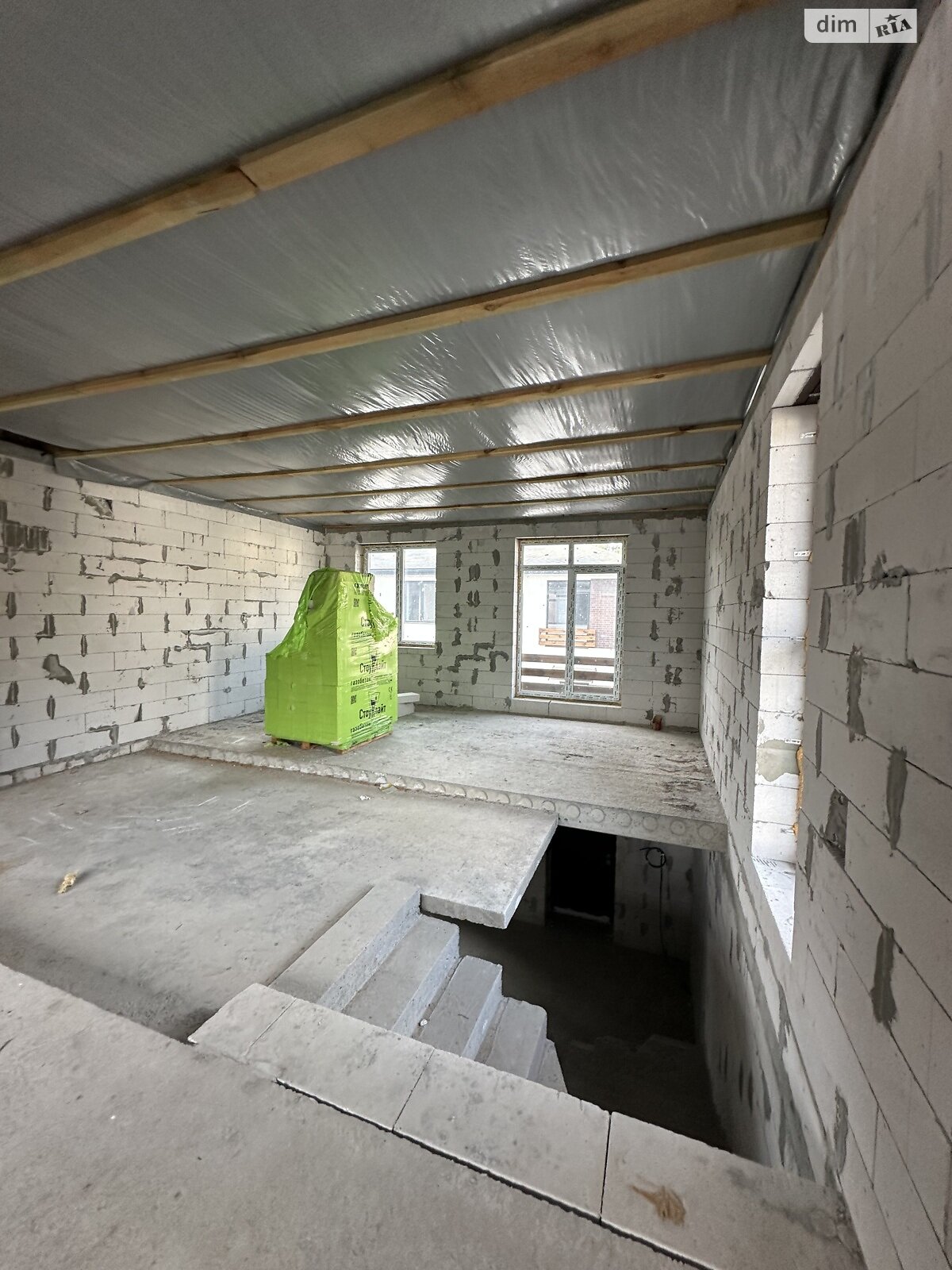 двухэтажный таунхаус, 120 кв. м, газобетон. Продажа в Гостомеле фото 1