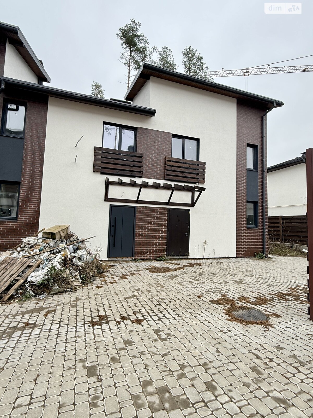 двухэтажный таунхаус, 96.6 кв. м, газобетон. Продажа в Гостомеле фото 1 двухэтажный таунхаус, 96.6 кв. м, газобетон. Продажа в Гостомеле фото 1