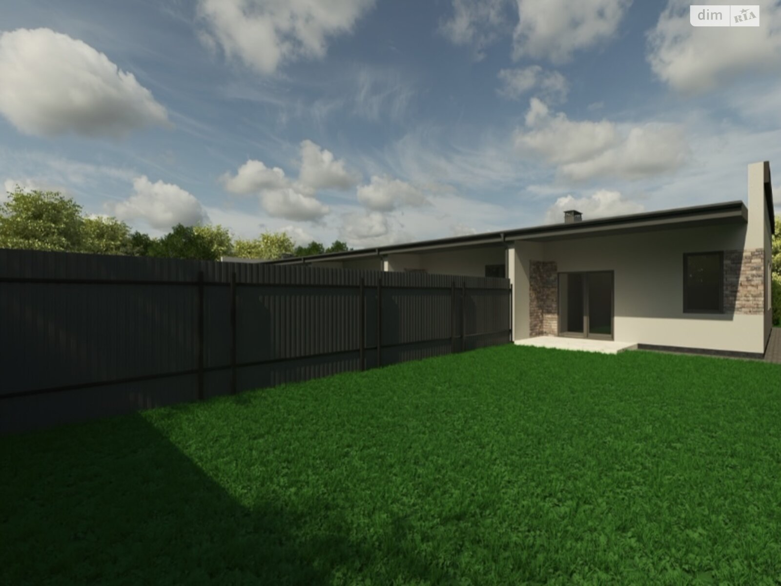 одноэтажный таунхаус, 62.5 кв. м, пеноблок. Продажа в Гостомеле фото 1