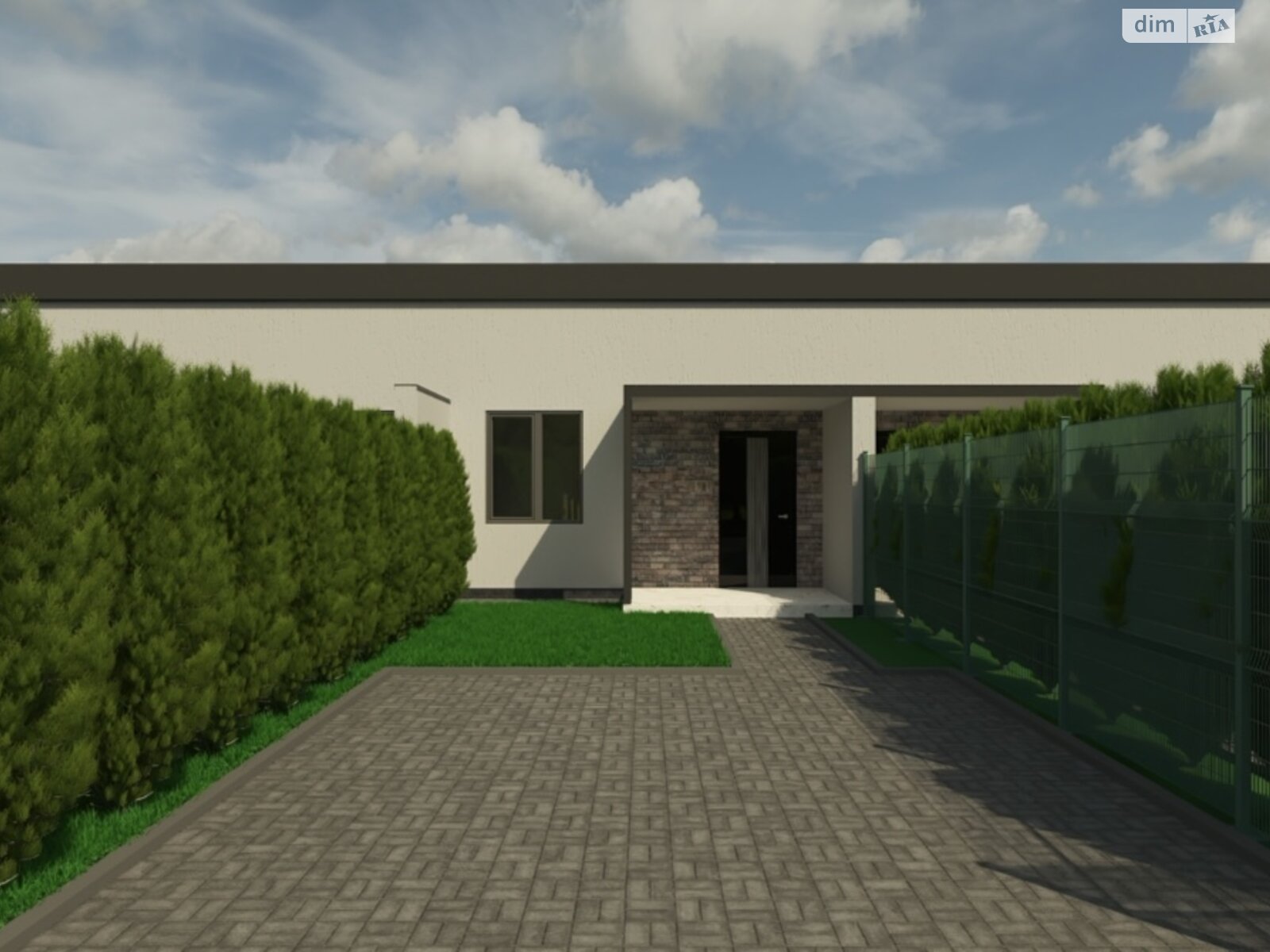 одноэтажный таунхаус, 62.5 кв. м, пеноблок. Продажа в Гостомеле фото 1