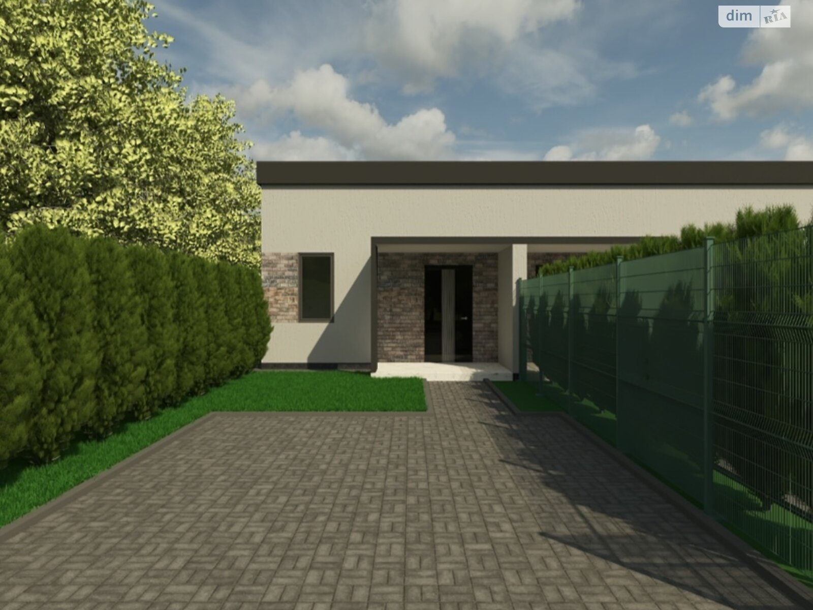 одноэтажный таунхаус, 62.5 кв. м, пеноблок. Продажа в Гостомеле фото 1