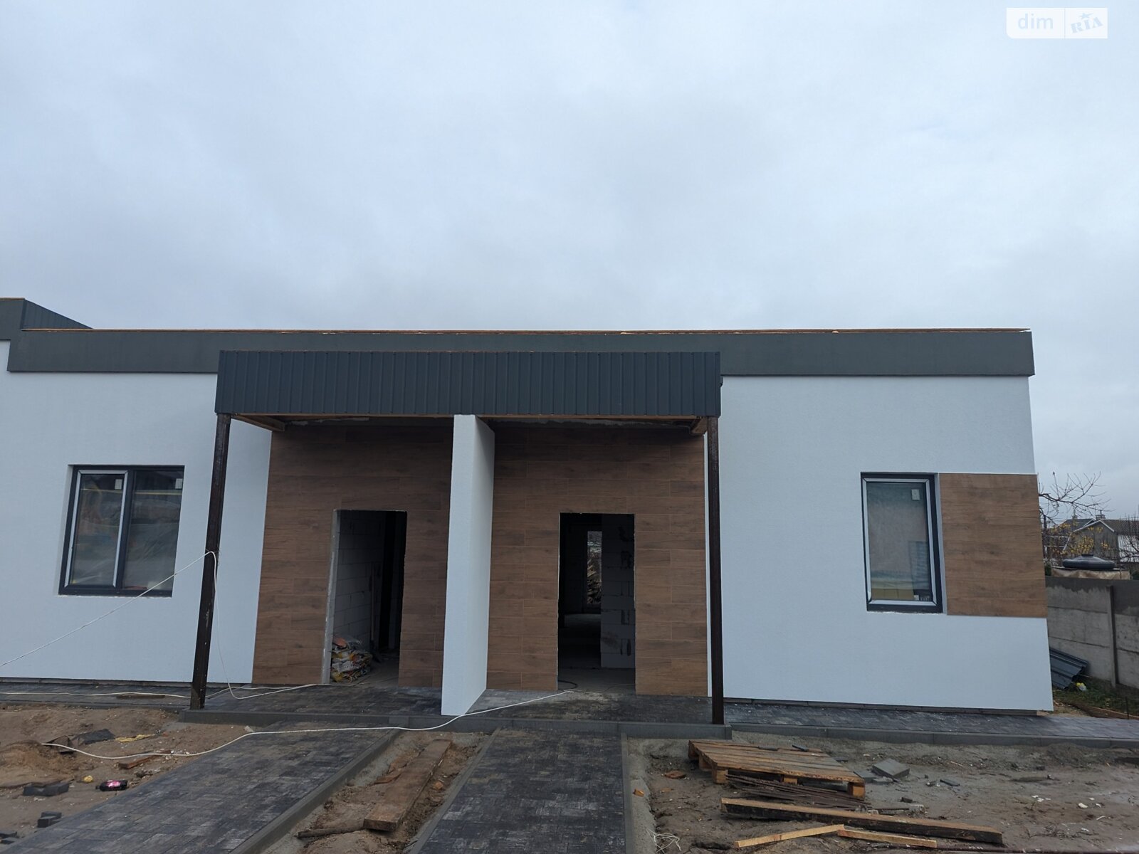 одноповерховий таунхаус, 62.8 кв. м, цегла. Продаж у Гостомелі фото 1