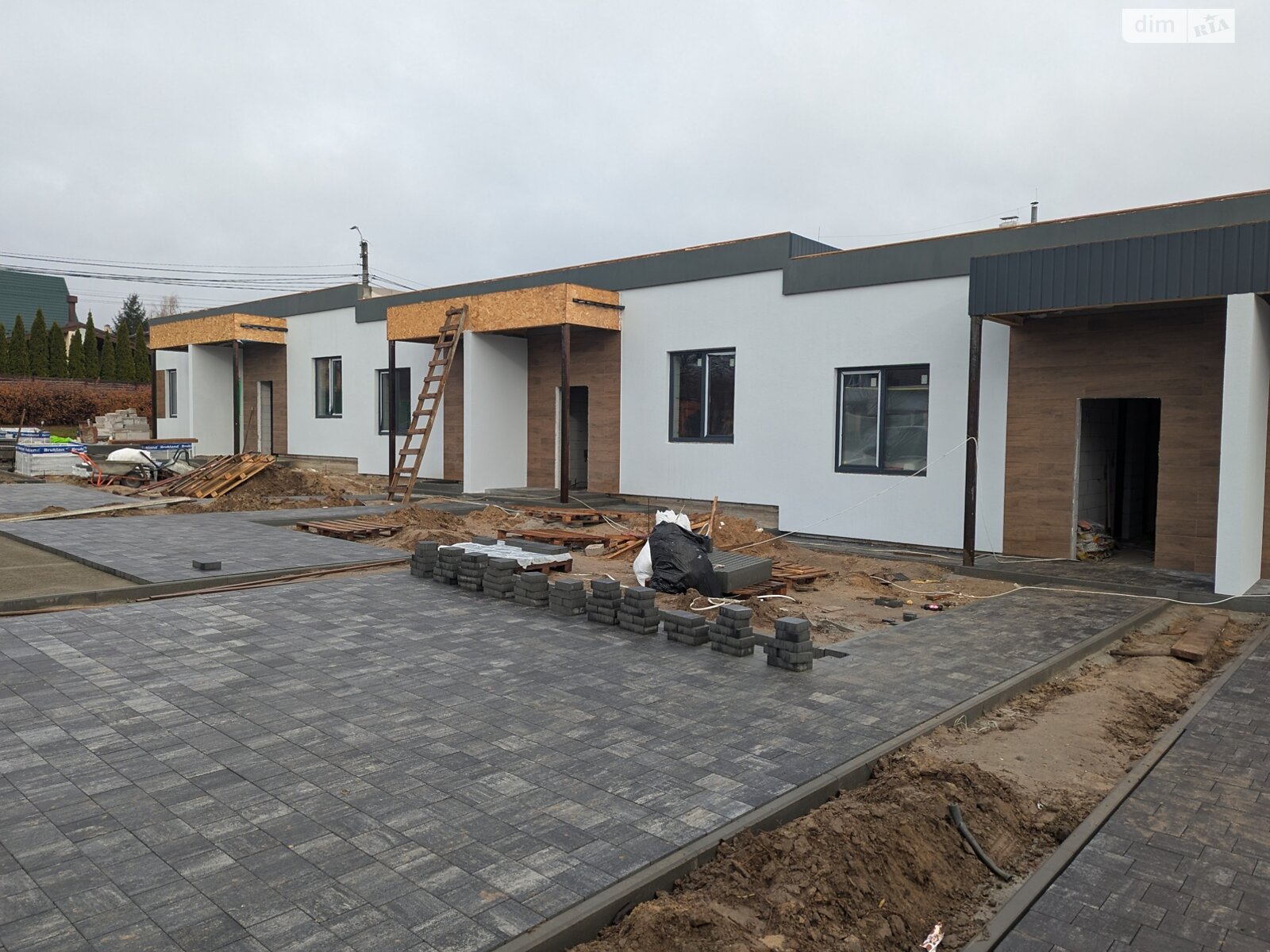 одноповерховий таунхаус, 62.8 кв. м, цегла. Продаж у Гостомелі фото 1