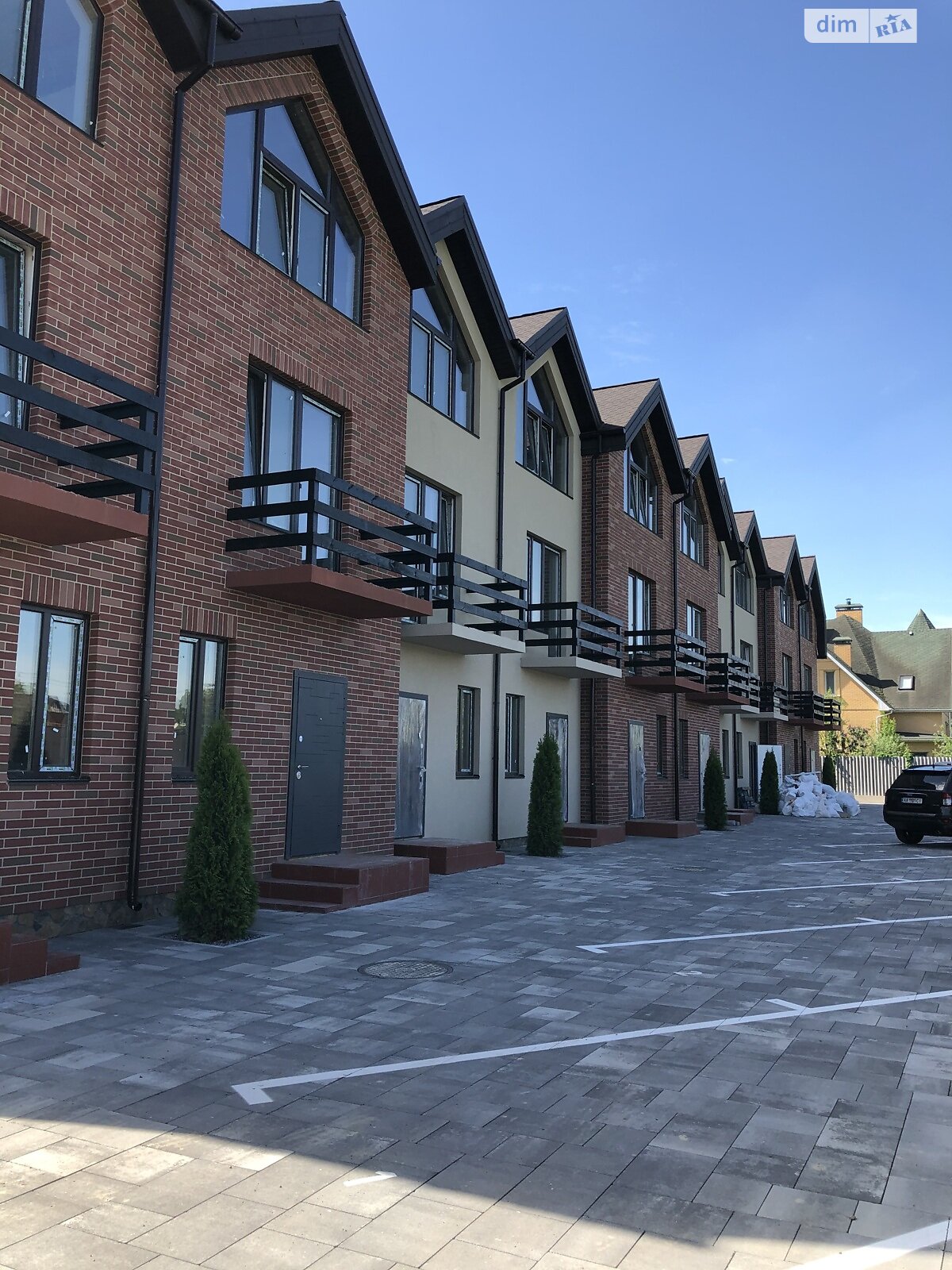 триповерховий таунхаус, 124.4 кв. м, цегла. Продаж у Ходосівкі фото 1