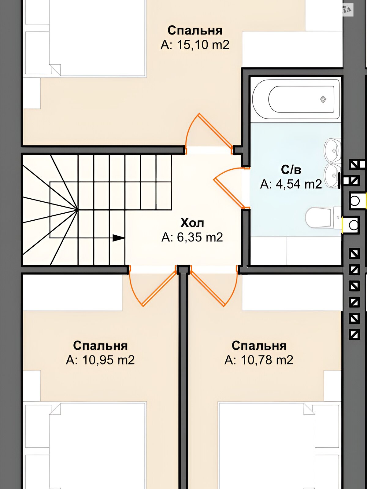 двоповерховий таунхаус, 98 кв. м, цегла. Продаж в Ірпені, район Ірпінь фото 1 двоповерховий таунхаус, 98 кв. м, цегла. Продаж в Ірпені, район Ірпінь фото 1