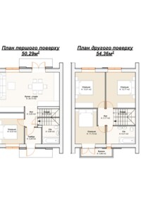 двухэтажный таунхаус, 105 кв. м, керамический блок. Продажа в Ирпене район Ирпень фото 2