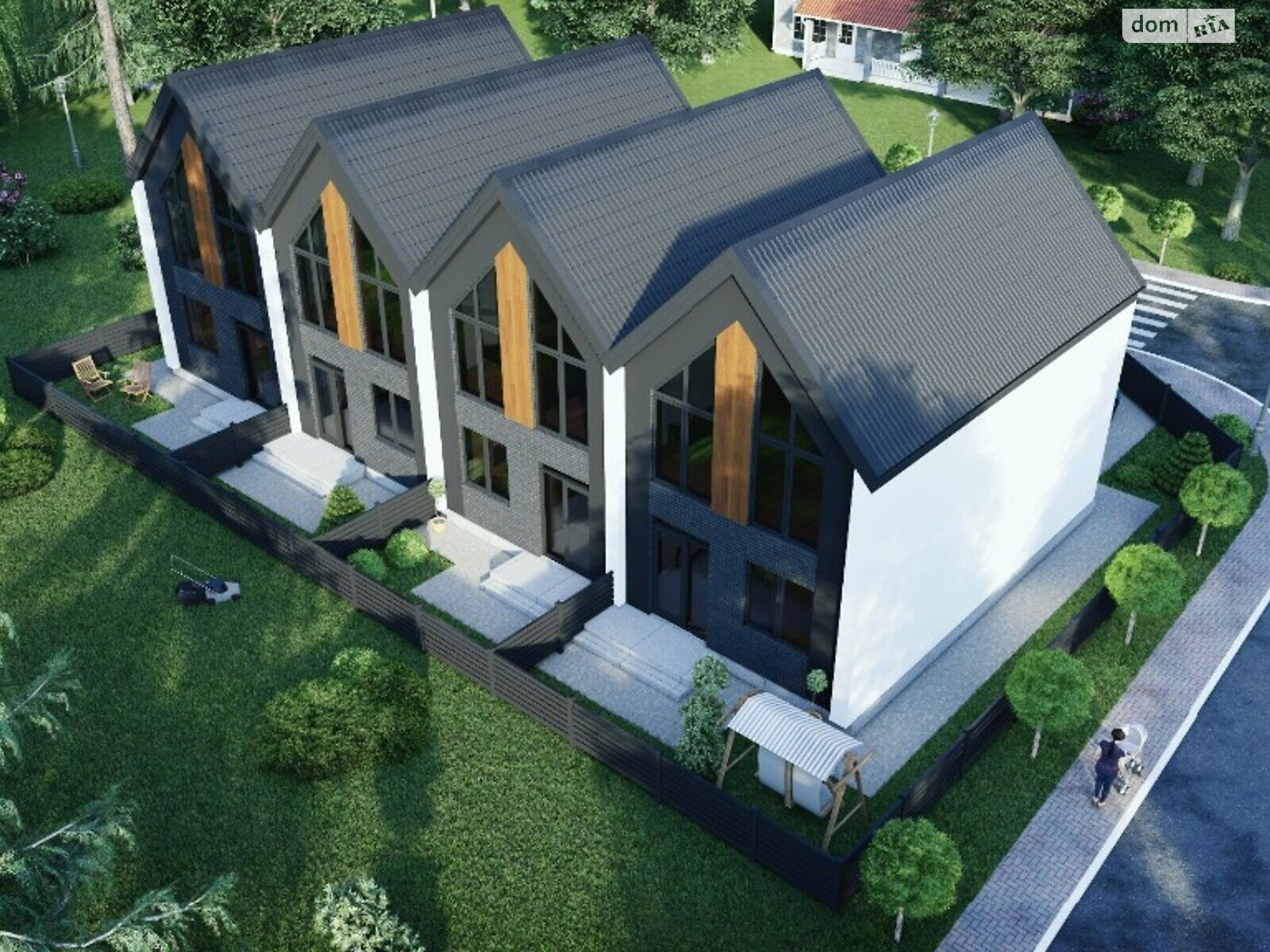 двухэтажный таунхаус c мансардным этажом, 84 кв. м, газобетон. Продажа в Ирпене район Ирпень фото 1 двухэтажный таунхаус c мансардным этажом, 84 кв. м, газобетон. Продажа в Ирпене район Ирпень фото 1