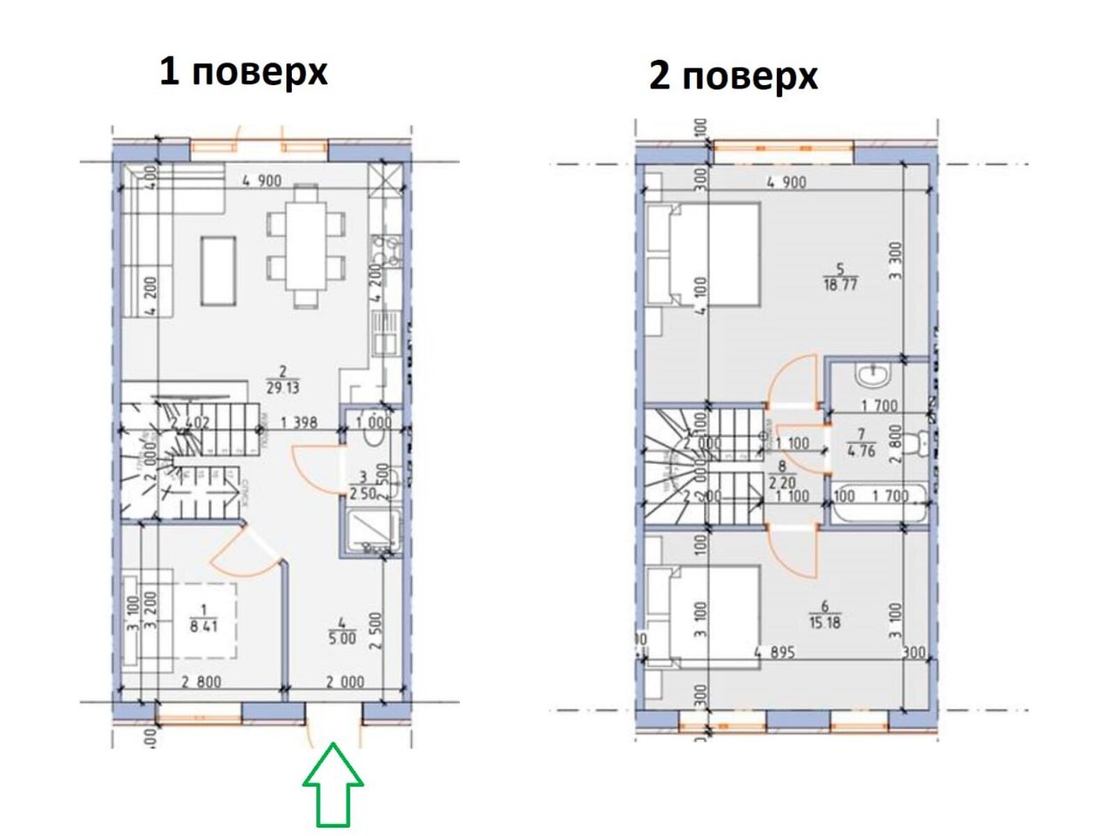 трехэтажный таунхаус, 86 кв. м, пеноблок. Продажа в Ирпене район Ирпень фото 1