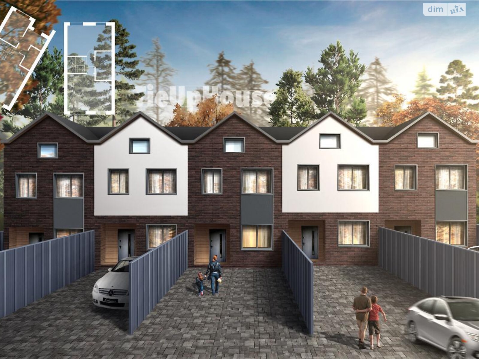 двоповерховий таунхаус, 91 кв. м, кирпич. Продаж у Ірпені фото 1 двоповерховий таунхаус, 91 кв. м, кирпич. Продаж у Ірпені фото 1